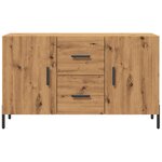 vidaXL Buffet chêne artisanal 100x36x60 cm bois d'ingénierie