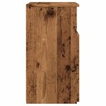 vidaXL Table de chevet vieux bois 50x32x60 cm bois d'ingénierie