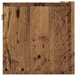 vidaXL Meuble TV mural vieux bois 100x30x30 cm bois d'ingénierie