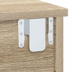 vidaXL Table de chevet Chêne Sonoma 40 x 31 x 15 cm Bois d'ingénierie