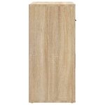 vidaXL Buffet Chêne sonoma 80x33x70 cm Bois d'ingénierie