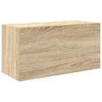 vidaXL Armoire murale de bain chêne sonoma 60x25x30 cm bois ingénierie
