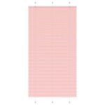vidaXL Store plissé rose 105x200 cm largeur du tissu 104 4cm polyester