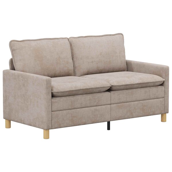 vidaXL Canapé Beige 156 x 81 x 87 5 cm Polyester