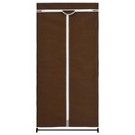 vidaXL 2 Pièces Garde-robes Marron 75x50x160 cm