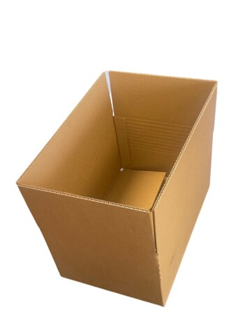 Lot de 10 boîtes caisses carton à hauteur variable - 43 x 30,5 x 25/32,5 cm