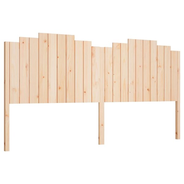 vidaXL Tête de lit 206x4x110 cm Bois massif de pin