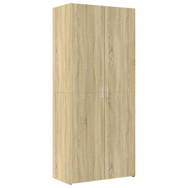 vidaXL Buffet haut chêne sonoma 80x42 5x185 cm bois d'ingénierie