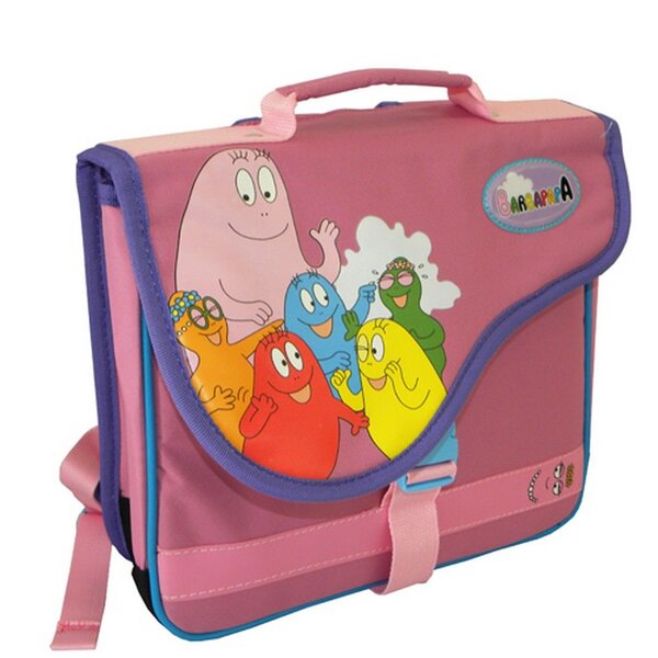 Petit cartable barbapapa rose