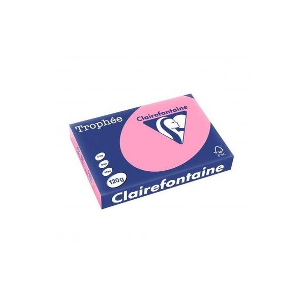 Ramette 250 Feuilles Papier 120g A4 210x297 mm EGLANTINE CLAIREFONTAINE
