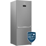 Beko rcne560e40zlxphun - réfrigérateur combiné - 508l (350+158l) - froid ventilé - l70xh192cm - inox