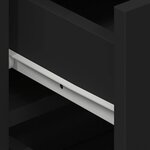 vidaXL Buffet avec tiroir Noir 120 x 36 x 69 cm Bois d'ingénierie