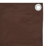 vidaXL Écran de balcon Marron 90x600 cm Tissu Oxford