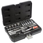 Yato kit de clé à cliquet 42 pièces métal noir yt-14481
