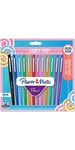 Paper Mate Flair Candy pop - 12 feutres - Assortiment de couleurs - pointe moyenne 0.7mm - sous blister