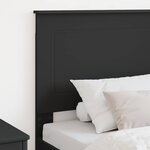 vidaXL Tête de lit Chêne noir 80 cm Bois d'ingénierie