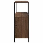 vidaXL Meuble de salle de bain avec étagères chêne marron 76 5x35x95cm