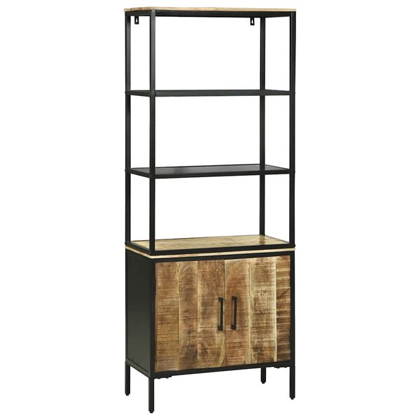 vidaXL Haut Armoire Marron 70 x 35 x 180 cm Bois de mangue massif