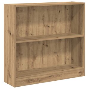 vidaXL Bibliothèque chêne artisanal 80x24x76 cm bois d'ingénierie