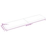 vidaXL Dessus de table 220x50x(2-6) cm bois de chêne massif non traité