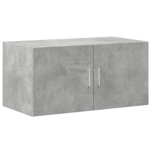 vidaXL Armoire murale gris béton 80x42 5x40 cm bois d'ingénierie