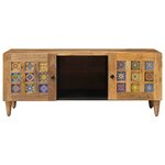vidaXL Table basse Naturel 100 x 54 x 40 cm Bois de mangue massif