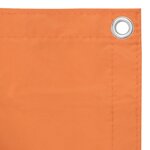 vidaXL Écran de balcon Orange 90x500 cm Tissu Oxford