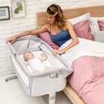 Berceau cododo dès la naissance hauteur réglable matelas inclus