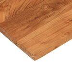 vidaXL Dessus de table 80x80x3 8 cm carré bois massif d'acacia