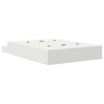 vidaXL Cadre de lit de rangement Blanc 160x200 cm