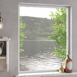 vidaXL Écran anti-insectes pour fenêtres Blanc 110 x 130 cm