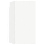 Vidaxl ensemble de meubles tv 4 pièces blanc aggloméré
