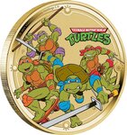 Pièce de monnaie en Cupronickel 1 Dollar g 13.5 Millésime 2025 TEENAGE MUTANT NINJA TURTLES
