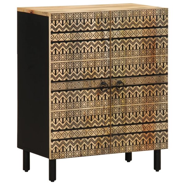 vidaXL Buffet 60x33 5x75 cm bois de manguier brut massif