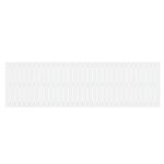 vidaXL Tête de lit murale Blanc 204x3x60 cm Bois massif de pin