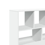vidaXL Cloison de séparation blanc 100x33x94 5 cm bois d'ingénierie