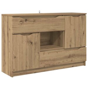 vidaXL Buffet Chêne artisanal 100 x 30 x 65 6 Bois d'ingénierie