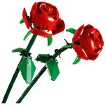 LEGO Botanicals Les roses 40460 - 2 fleurs rouges tiges réglables