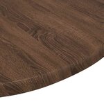 vidaXL Plateau de table Chêne marron 50 x 50 x 1.5 cm
