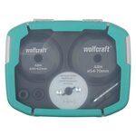 wolfcraft Jeu d'outils d'agrandissement de trous à scies cloches 3 Pièces