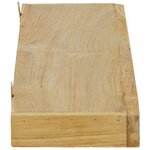 vidaXL Étagères murales 2 Pièces 90x15x4 cm bois de teck massif