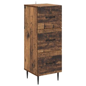 vidaXL Armoire à tiroirs Bois ancien 33 x 34 5 x 89 5 cm