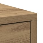 vidaXL Buffet avec tiroir chêne artisanal 80x34x76cm bois d'ingénierie