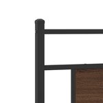 vidaXL Cadre de lit sans matelas chêne marron 80x200cm bois ingénierie