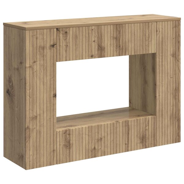 vidaXL Table console Chêne Artisanal 101 x 29 x 74 cm