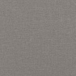 vidaXL Tête de lit avec des lumières à LED Réglable Taupe 144 cm tissu