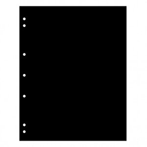 Intercalaires pour les albums Numis Leuchtturm. Couleur - Noir