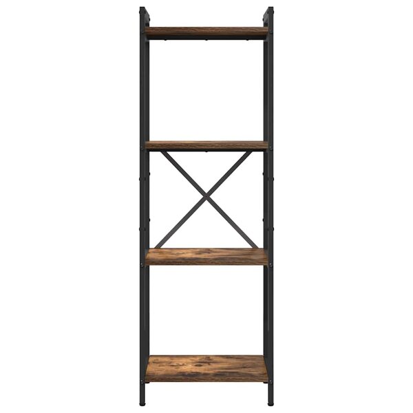 vidaXL Bibliothèque Chêne fumé 40 x 30 x 118 cm Bois d'ingénierie