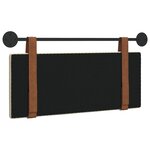 vidaXL Tête de lit suspendue Crème PU antique