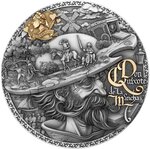 Pièce de monnaie en Argent 5 Dollars g 62.2 (2 oz) Millésime 2024 World of Stories DON QUIXOTE DE LA MANCHA (PRÉCOMMANDE)